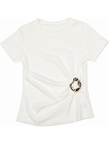 T-shirt de gola redonda - Kids Star
