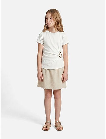 T-shirt de gola redonda - Kids Star