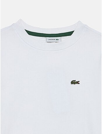 T-shirt de gola redonda - lacoste