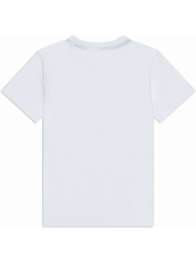 T-shirt de gola redonda - lacoste Branco - Kiabi