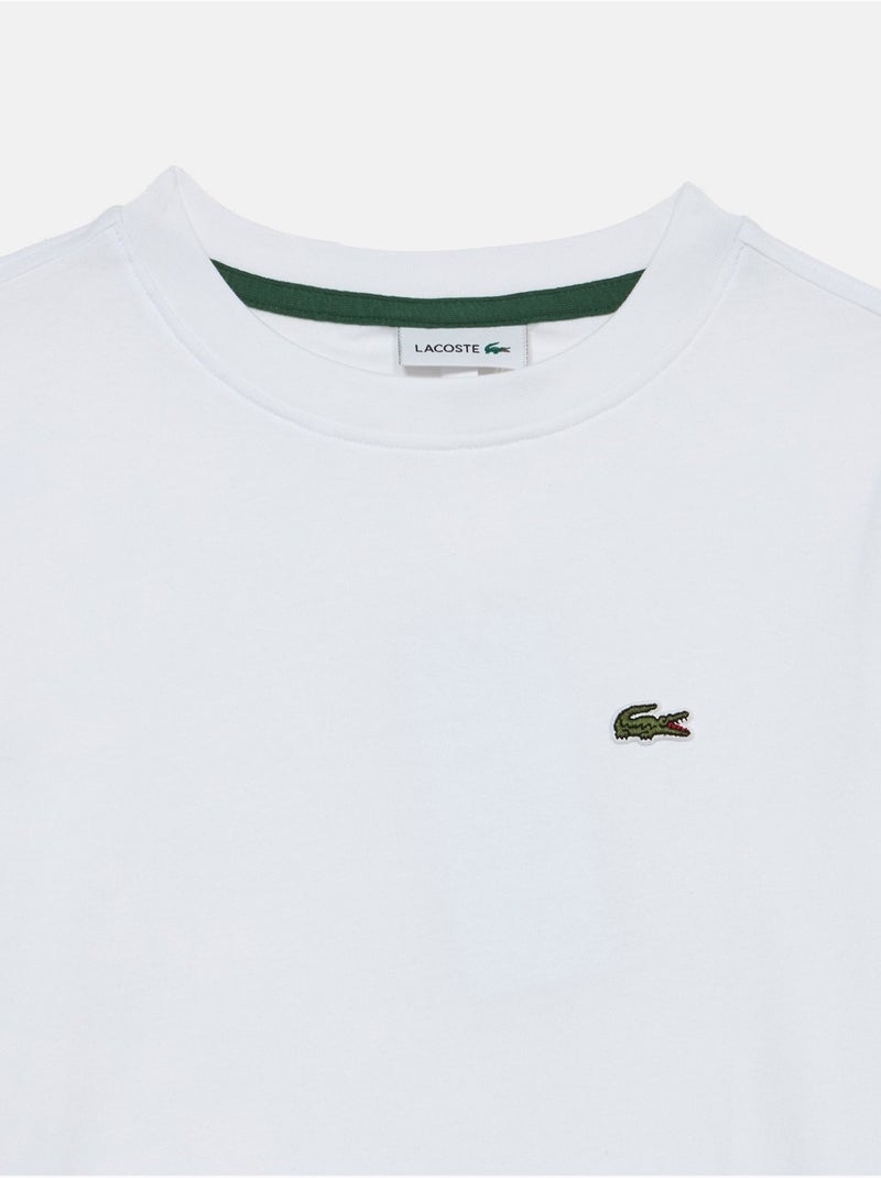 T-shirt de gola redonda - lacoste Branco - Kiabi