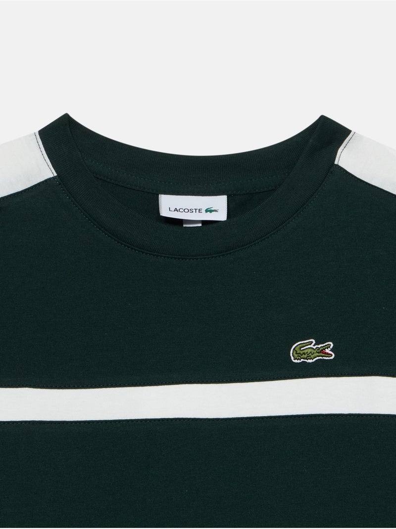 T-shirt de gola redonda - lacoste Verde escuro - Kiabi