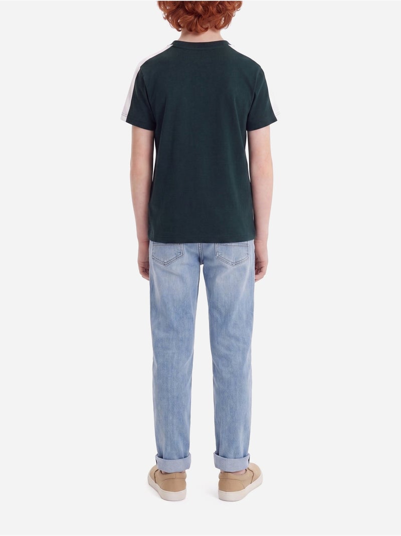 T-shirt de gola redonda - lacoste Verde escuro - Kiabi
