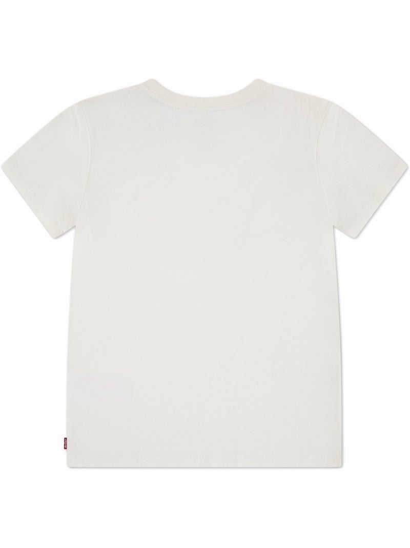 T-shirt de gola redonda - Levi's Kids Branco sujo - Kiabi