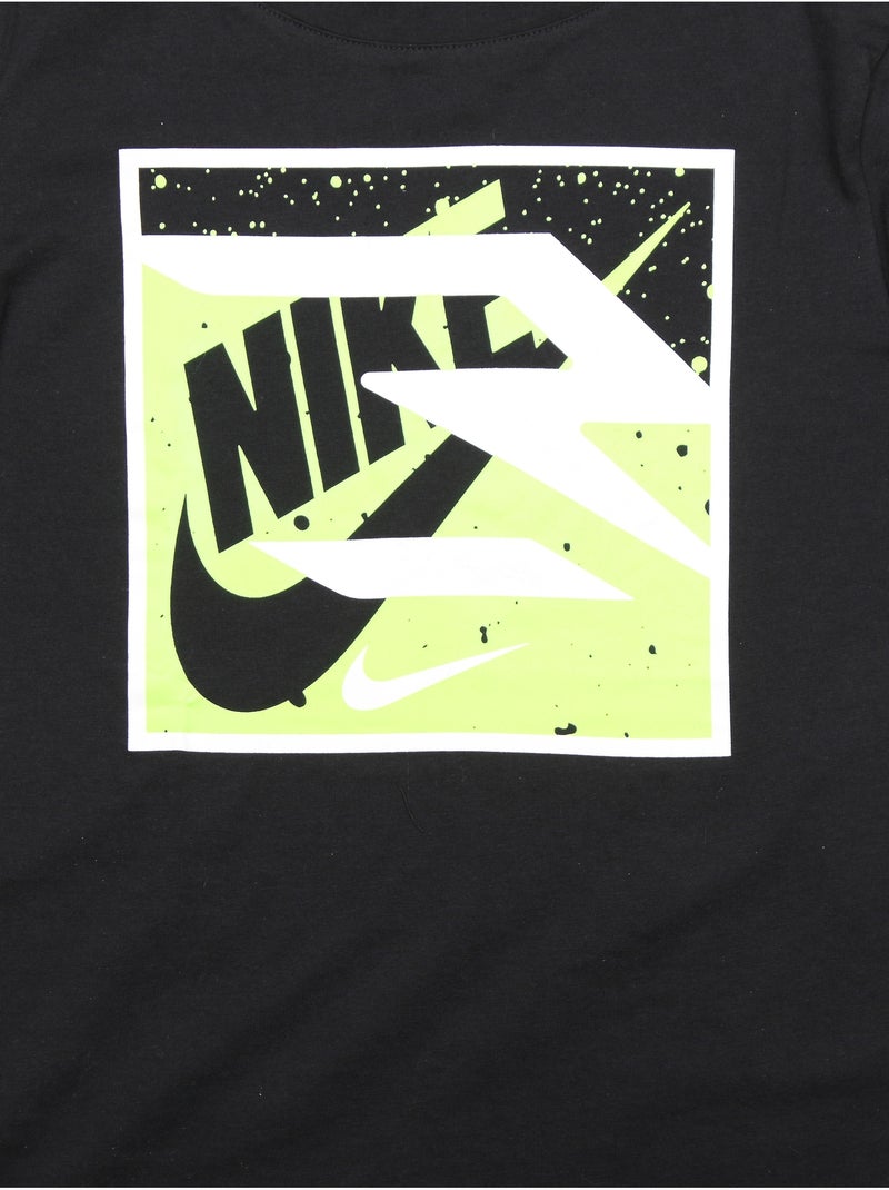T-shirt de gola redonda - Nike Preto - Kiabi