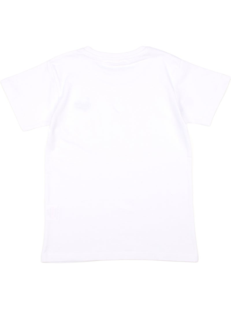 T-shirt de gola redonda - Redskins Branco - Kiabi