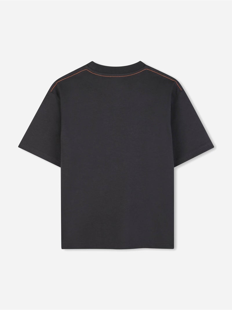 T-shirt de gola redonda - Timberland Preto - Kiabi