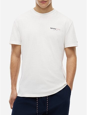 T-shirt de gola redonda - tommy jeans