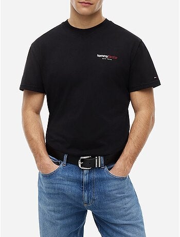 T-shirt de gola redonda - tommy jeans