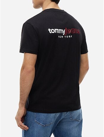 T-shirt de gola redonda - tommy jeans