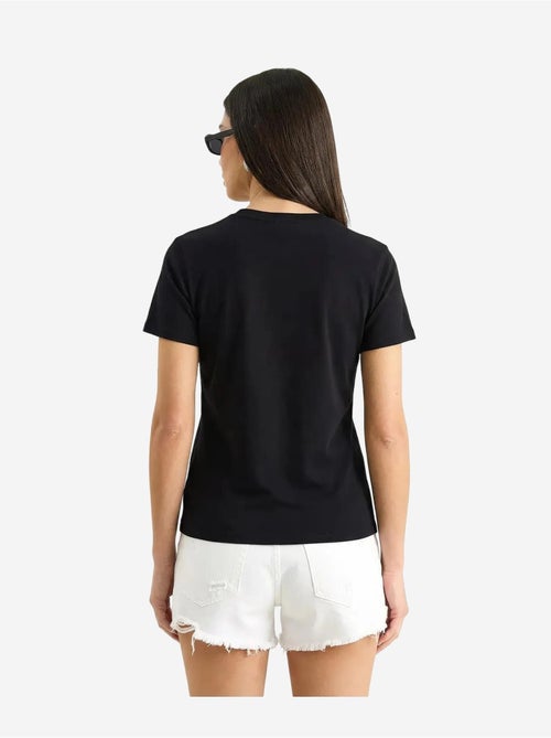 T-shirt de gola redonda bordada lucci - Kiabi