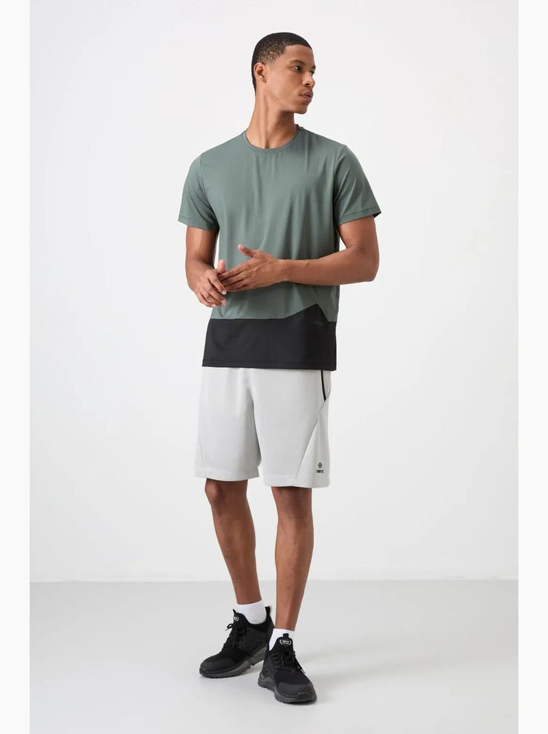 T-shirt de gola redonda color block tommy Verde - Kiabi