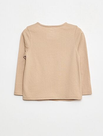 T-shirt de gola redonda com estampado 'Natal'