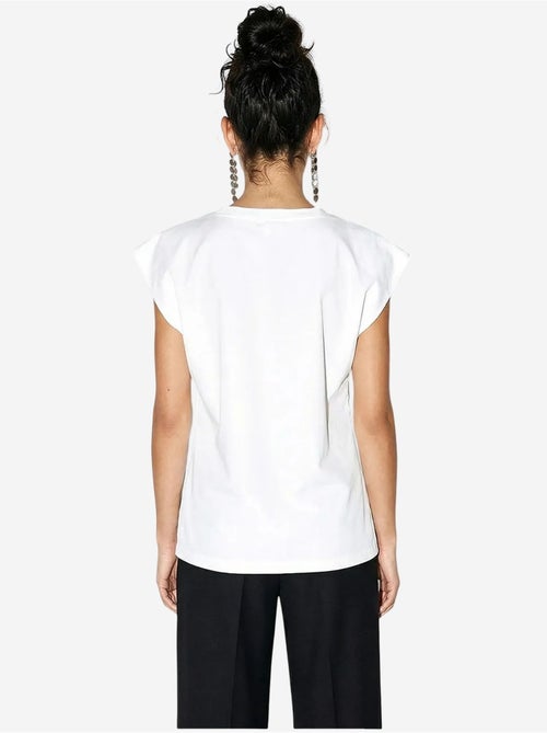T-shirt de gola redonda com recorte lucci - Kiabi T-shirt de gola redonda com recorte lucci - Kiabi