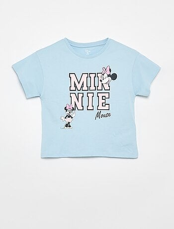 T-shirt de gola redonda e mangas curtas 'Minnie' 'Disney'