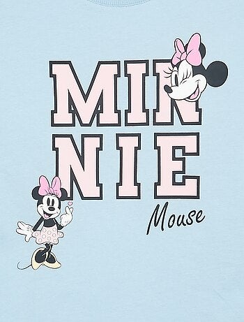 T-shirt de gola redonda e mangas curtas 'Minnie' 'Disney'
