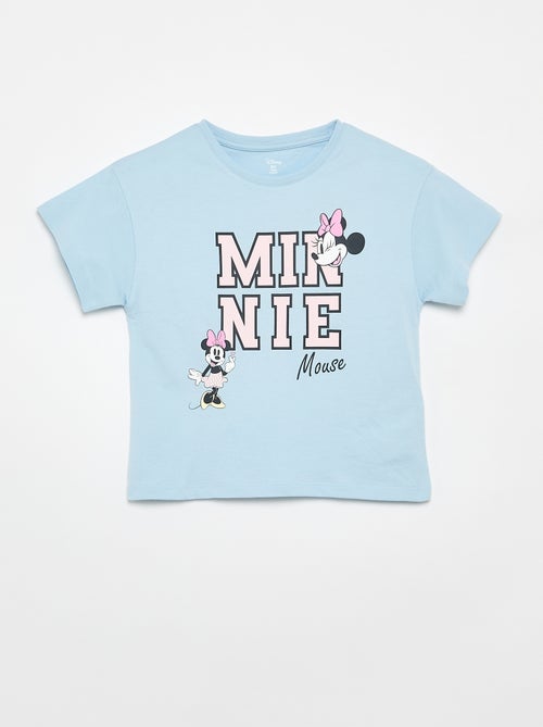 T-shirt de gola redonda e mangas curtas 'Minnie' 'Disney' - Kiabi
