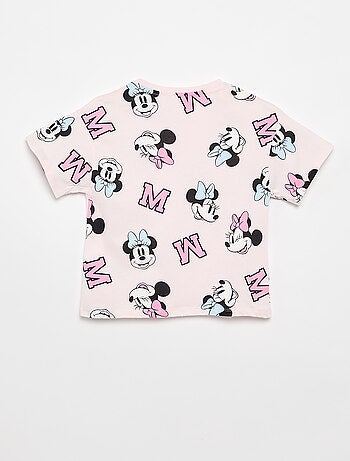 T-shirt de gola redonda e mangas curtas 'Minnie' 'Disney'
