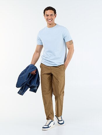 T-shirt de gola redonda em algodão - Tough Cotton™