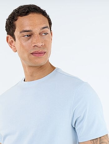 T-shirt de gola redonda em algodão - Tough Cotton™