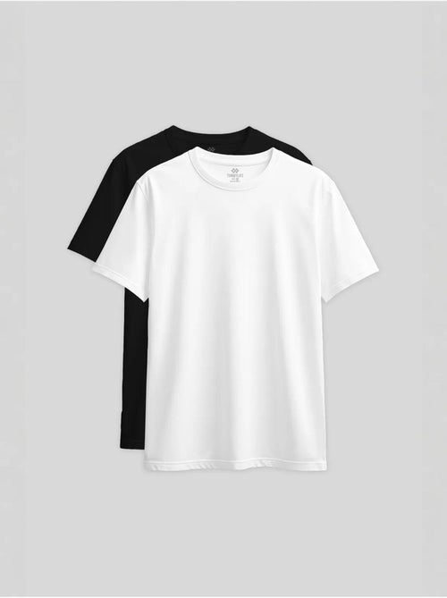 T-shirt de gola redonda em algodão e elastano para mulher tommy - Kiabi T-shirt de gola redonda em algodão e elastano para mulher tommy - Kiabi