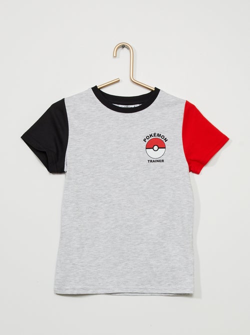 T-shirt de gola redonda 'Pokémon' - Kiabi