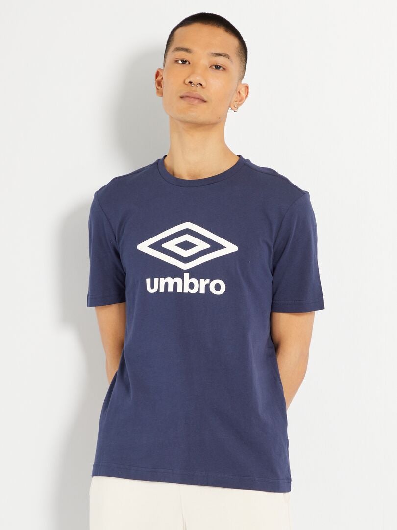 T-shirt de gola redonda 'Umbro' AZUL - Kiabi