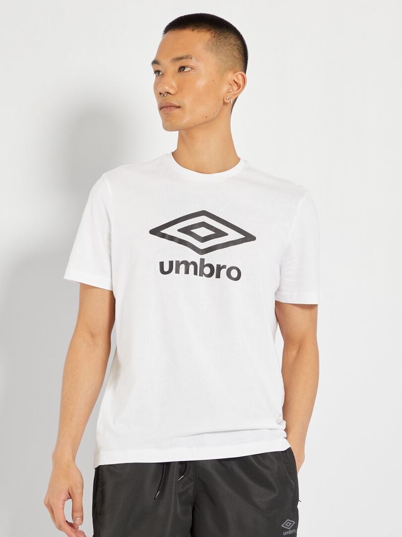 T-shirt de gola redonda 'Umbro' BRANCO - Kiabi