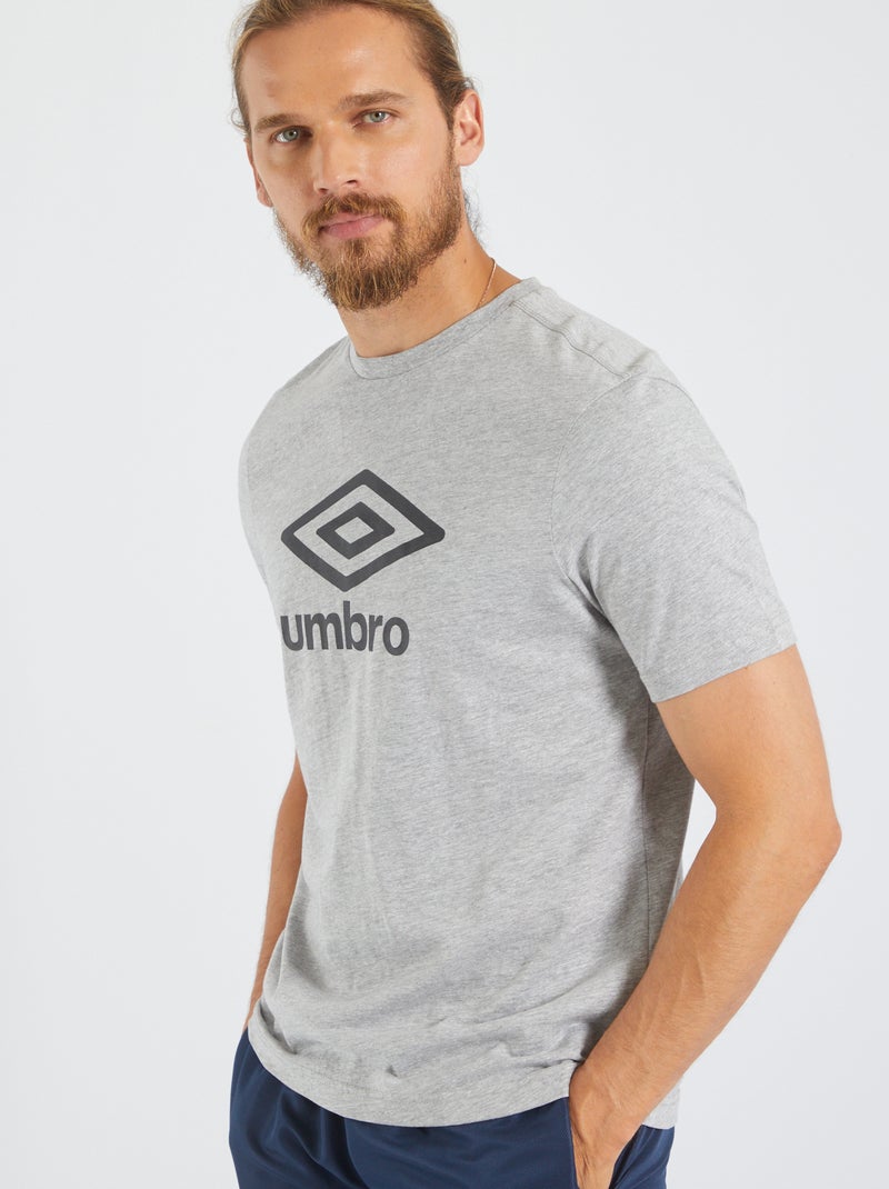 T-shirt de gola redonda 'Umbro' CINZA - Kiabi