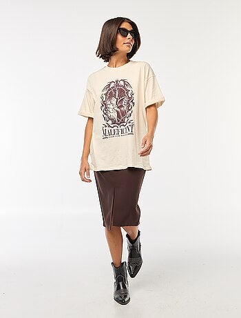 T-shirt de gola redonda 'Vilões' da 'Disney'