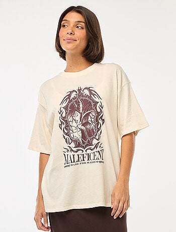 T-shirt de gola redonda 'Vilões' da 'Disney'