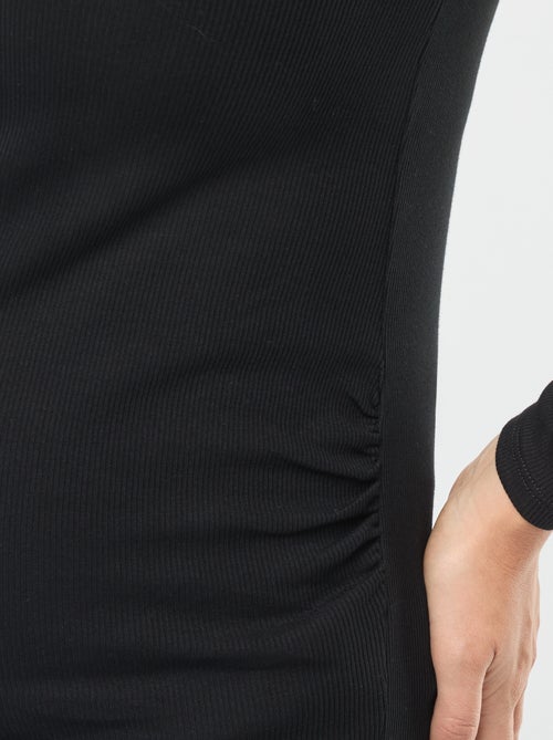 T-shirt de grávida canelada - Kiabi