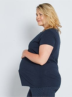 T-shirt de grávida de conceção ecológica - Kiabi