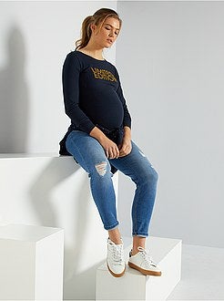 T-shirt de grávida de conceção ecológica - Kiabi