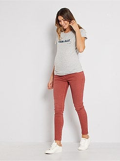 T-shirt de grávida de conceção ecológica - Kiabi