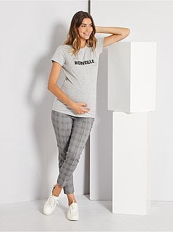 T-shirt de grávida de conceção ecológica - Kiabi