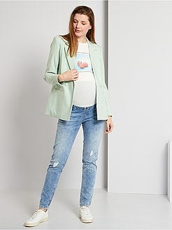 T-shirt de grávida de conceção ecológica - Kiabi