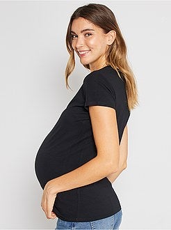 T-shirt de grávida de conceção ecológica - Kiabi