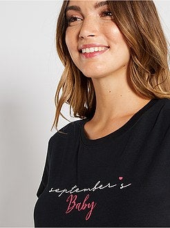 T-shirt de grávida de conceção ecológica - Kiabi