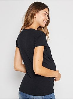T-shirt de grávida de conceção ecológica - Kiabi