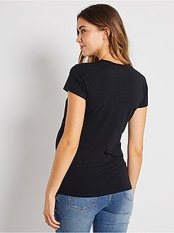 T-shirt de grávida de conceção ecológica - Kiabi