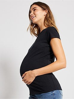 T-shirt de grávida de conceção ecológica - Kiabi