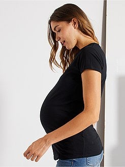 T-shirt de grávida de conceção ecológica - Kiabi