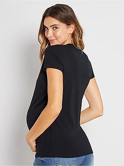 T-shirt de grávida de conceção ecológica - Kiabi