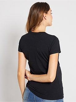 T-shirt de grávida de conceção ecológica - Kiabi