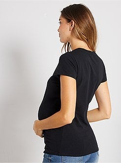 T-shirt de grávida de conceção ecológica - Kiabi