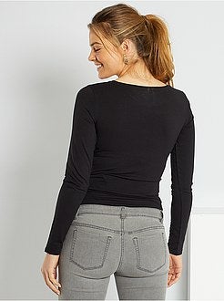 T-shirt de grávida de conceção ecológica - Kiabi