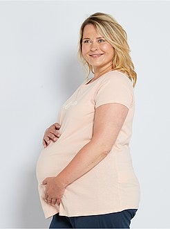 T-shirt de grávida de conceção ecológica - Kiabi