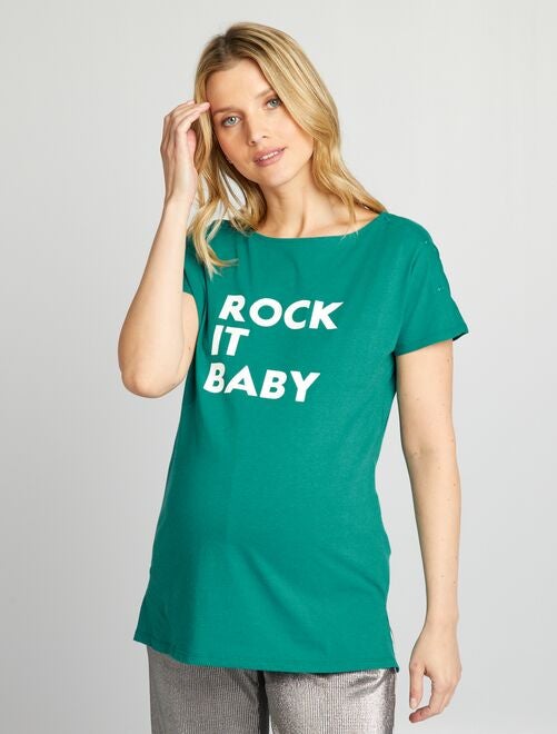 T-shirt de grávida e de amamentação - Kiabi