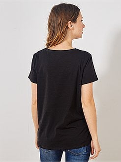 T-shirt de grávida 'éco-conception' - Kiabi